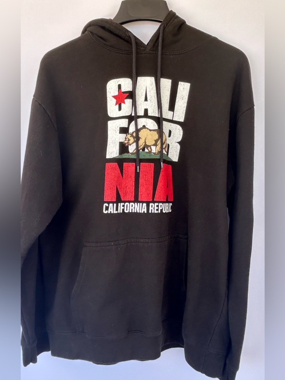 Great Souvenirs of San Diego Unisex California Hoodie‎ Grizzly Design Size 2XL